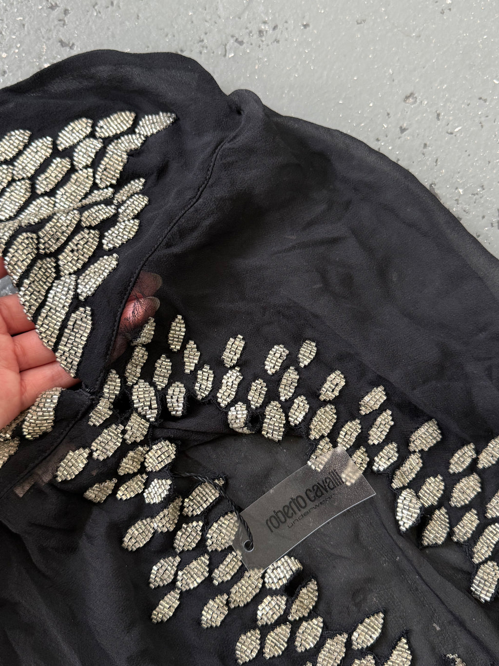 Roberto Cavalli beaded top