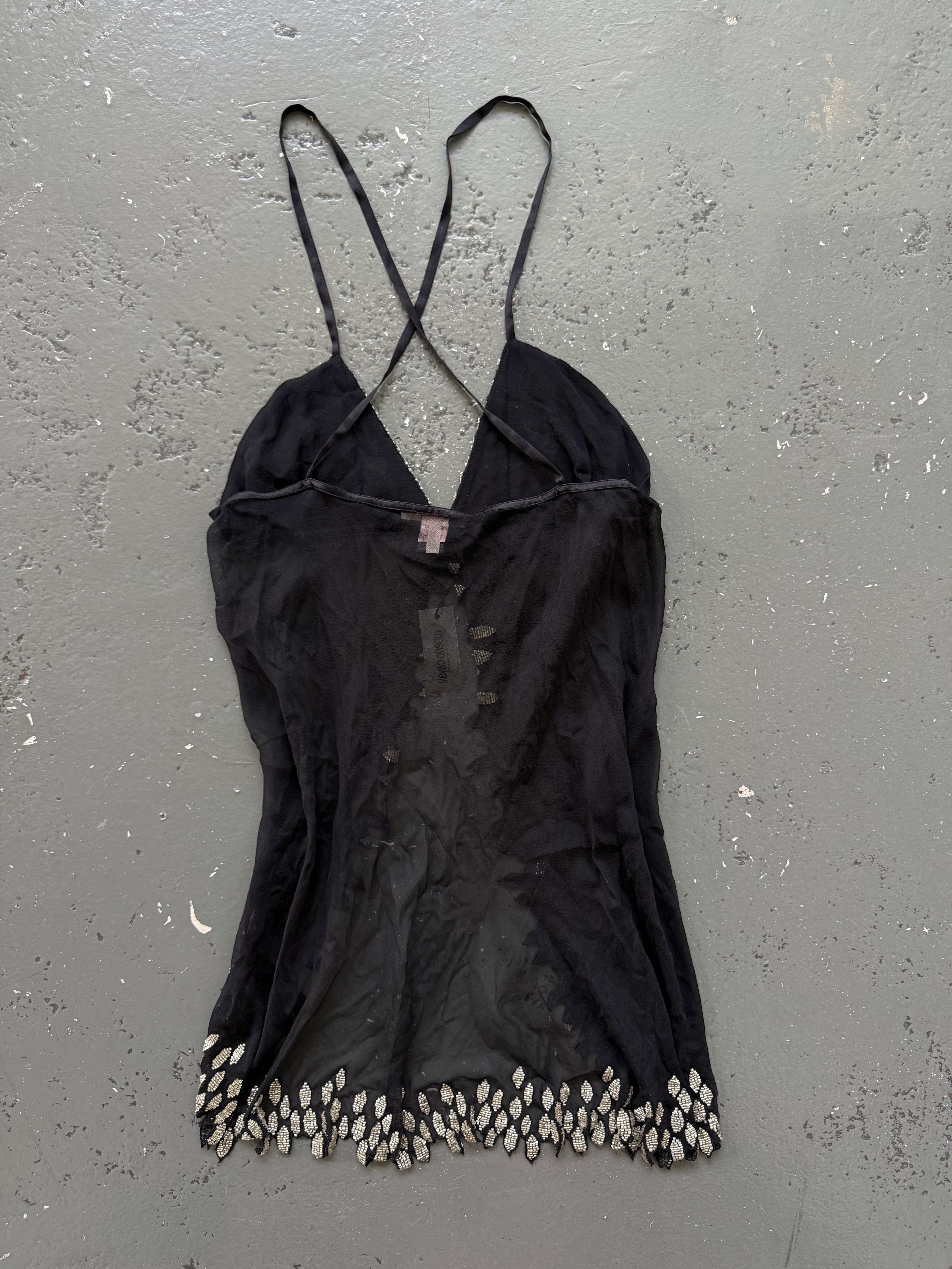 Roberto Cavalli beaded top