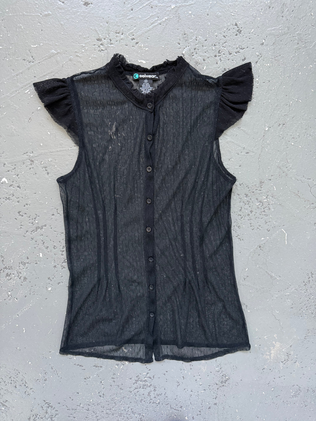 Vintage mesh top