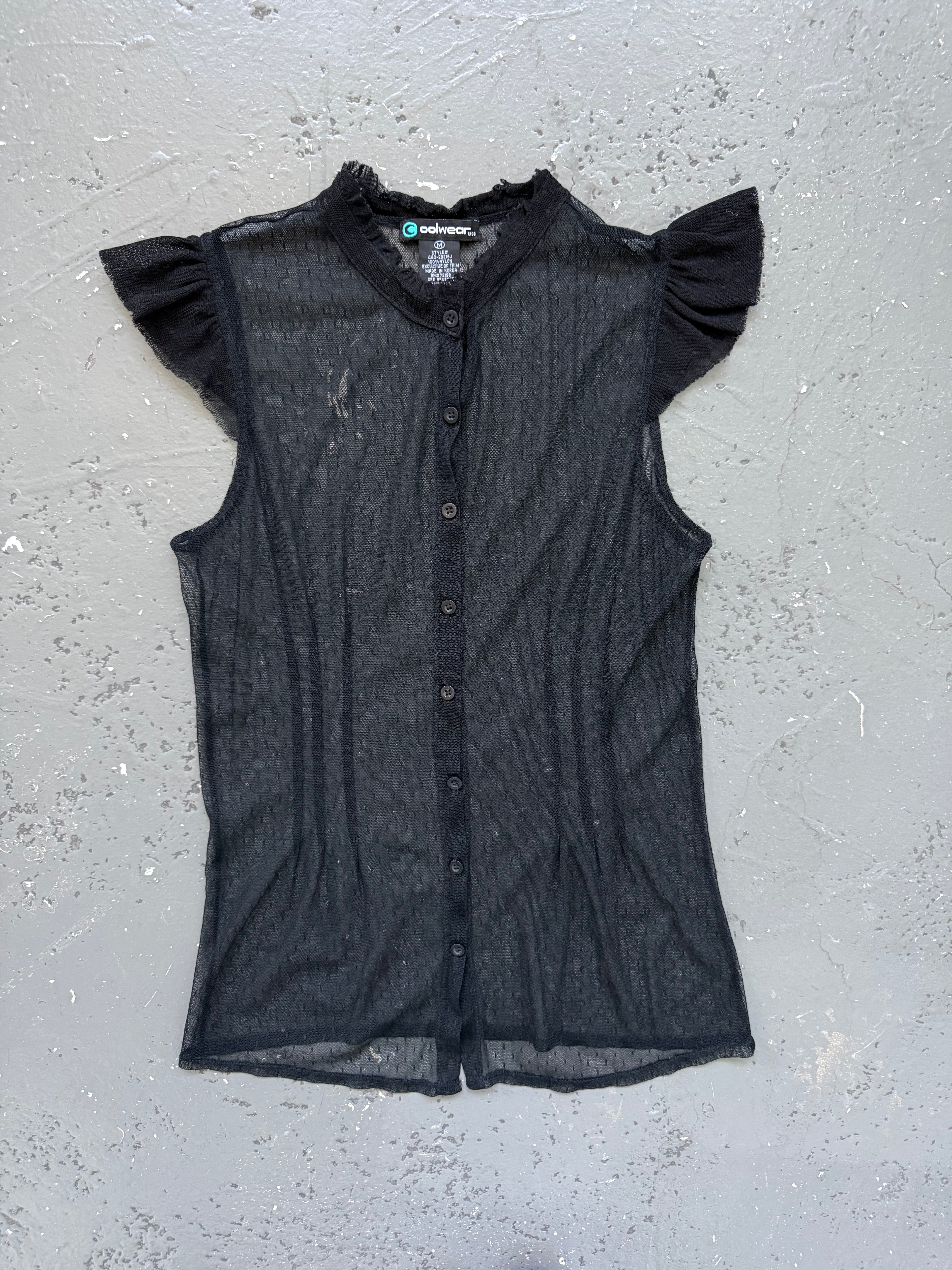 Vintage mesh top