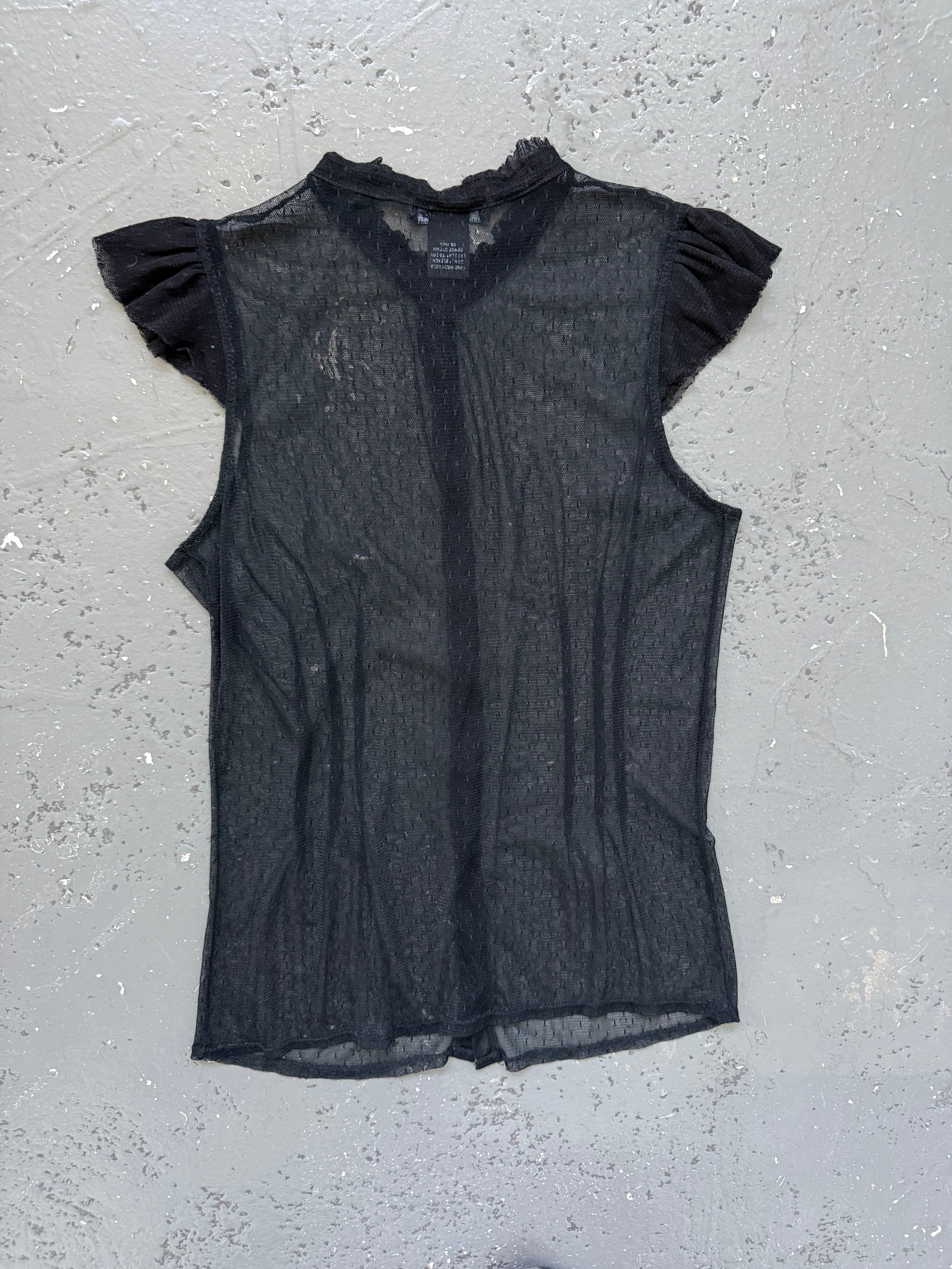 Vintage mesh top