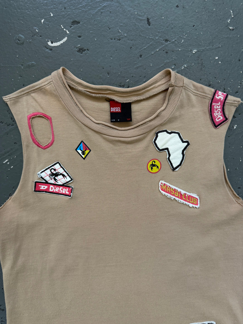 Diesel patches tank top