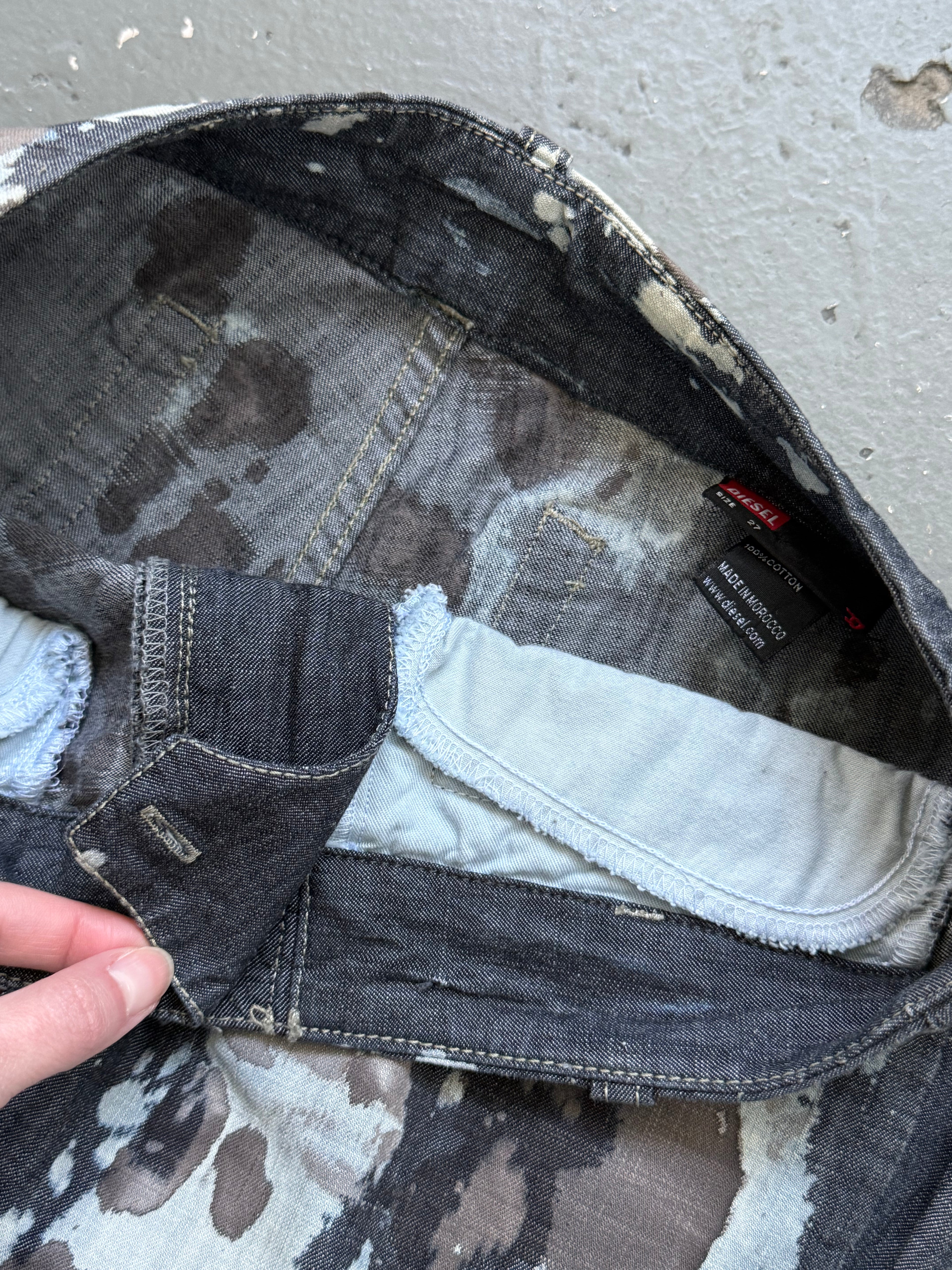 Diesel low waisted jeans