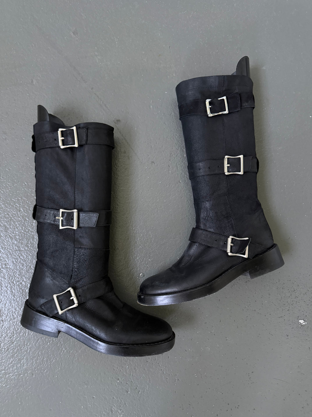 Ann Demuelemeester buckle boots