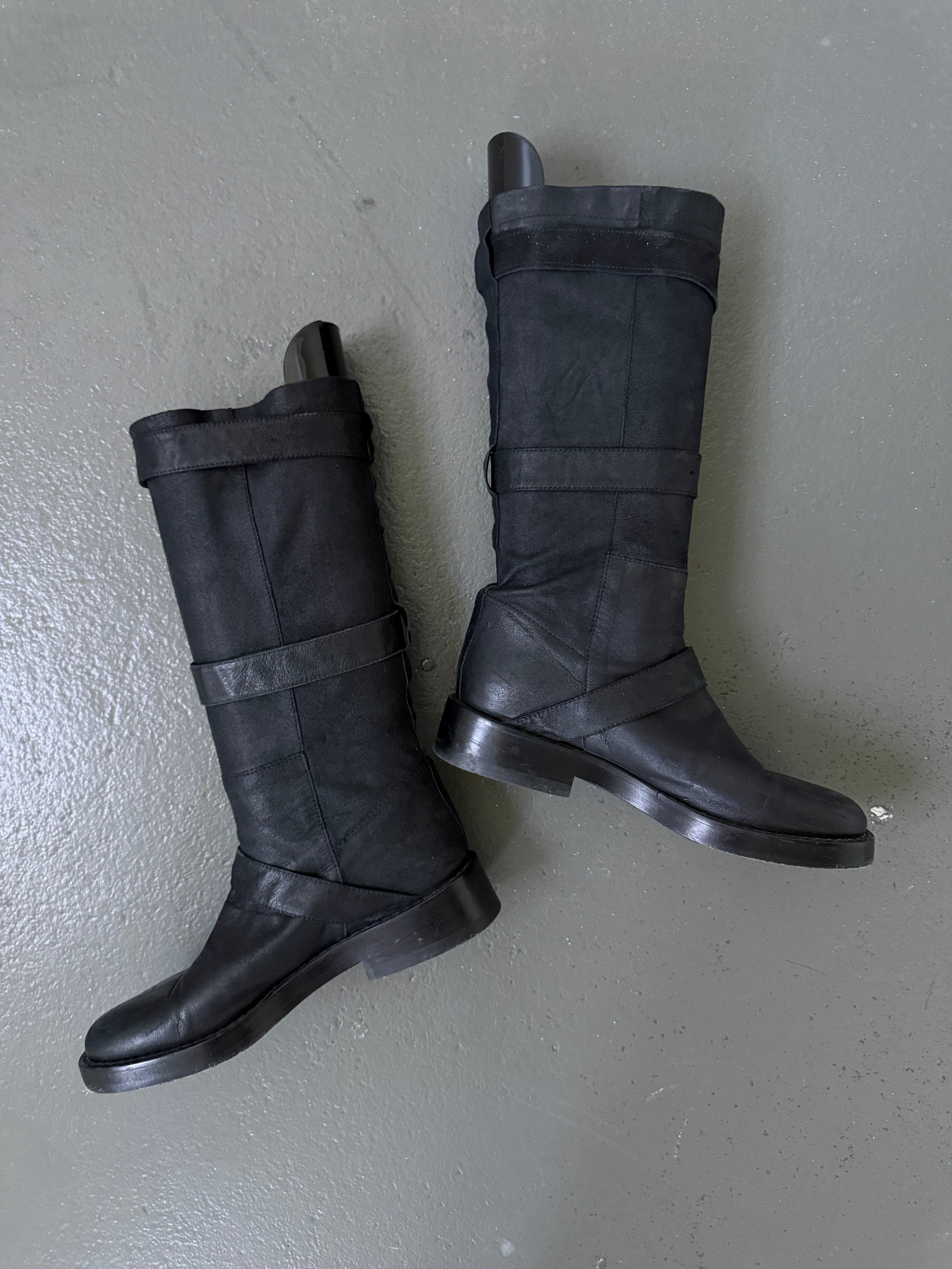 Ann Demuelemeester buckle boots