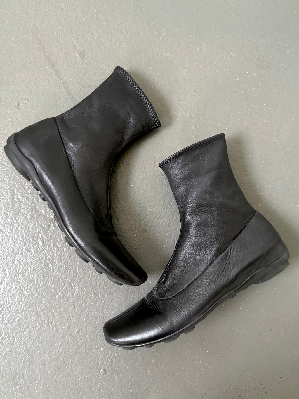 Prada bubble sole sock boot shoes