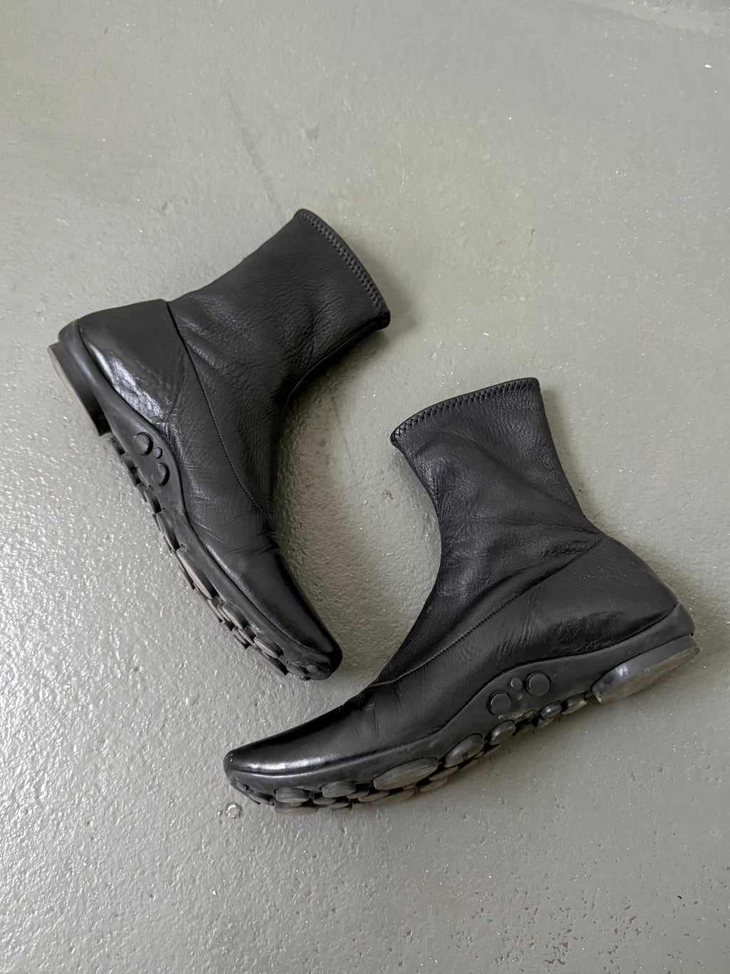 Prada bubble sole sock boot shoes