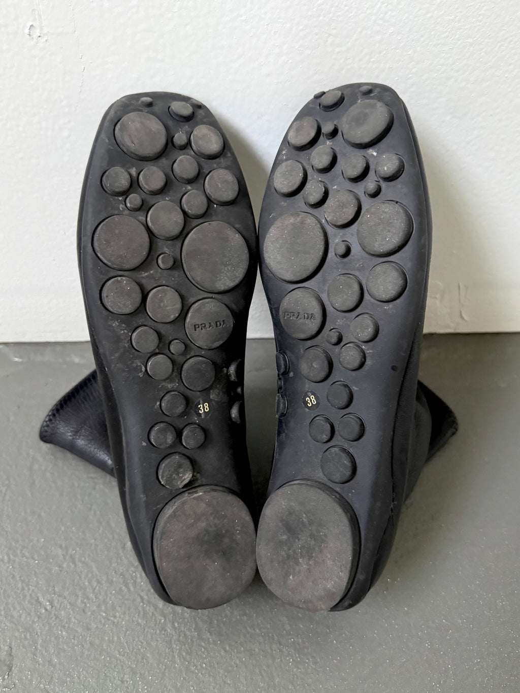Prada bubble sole sock boot shoes