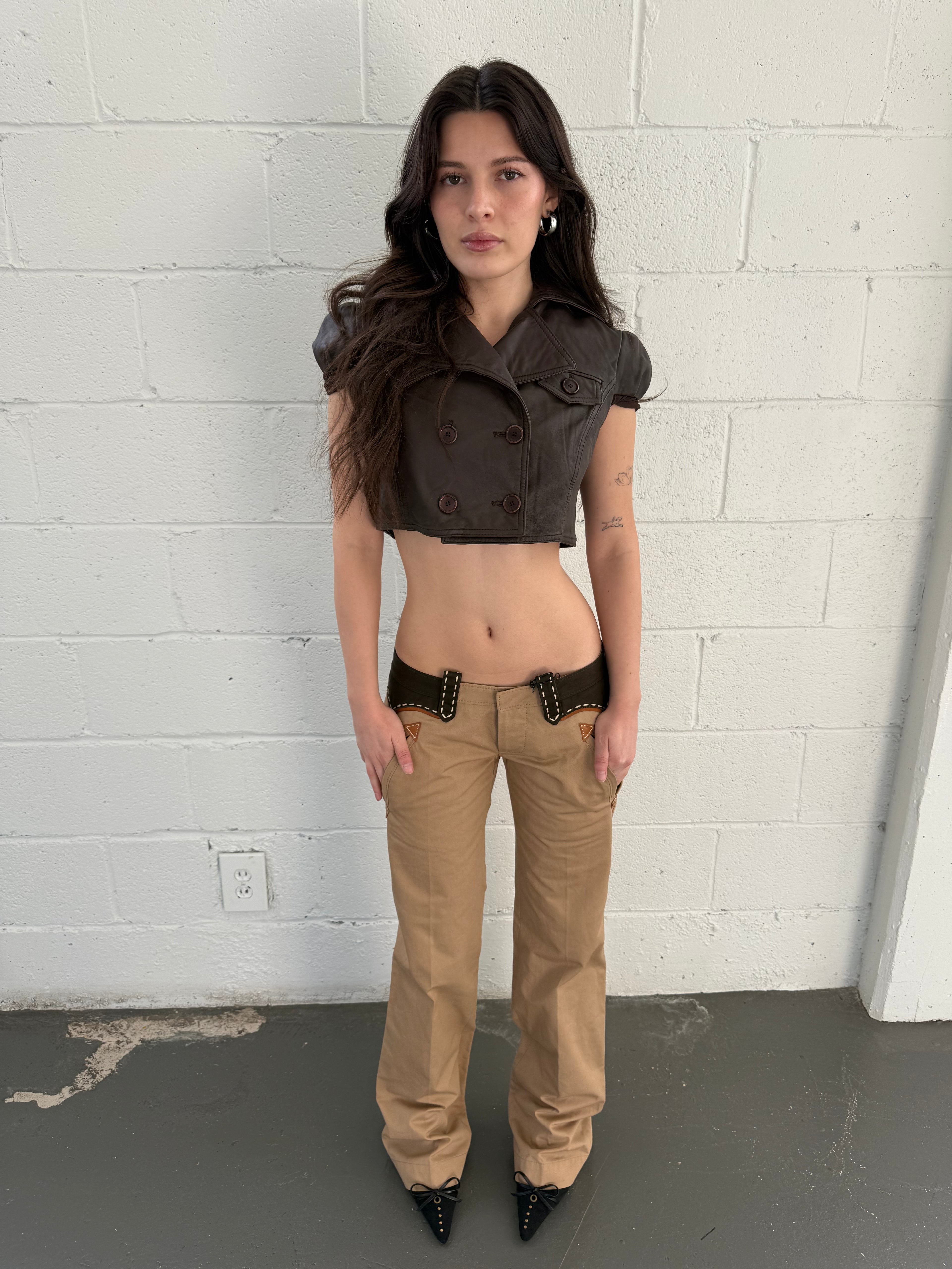 Dsquared2 low rise western pants