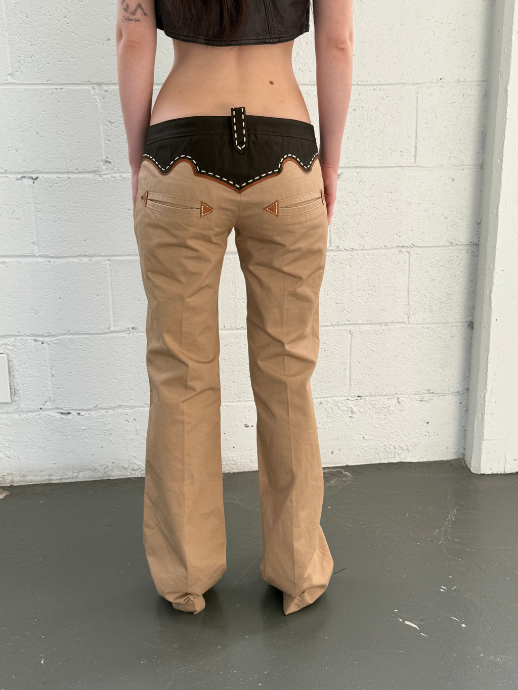 Dsquared2 low rise western pants