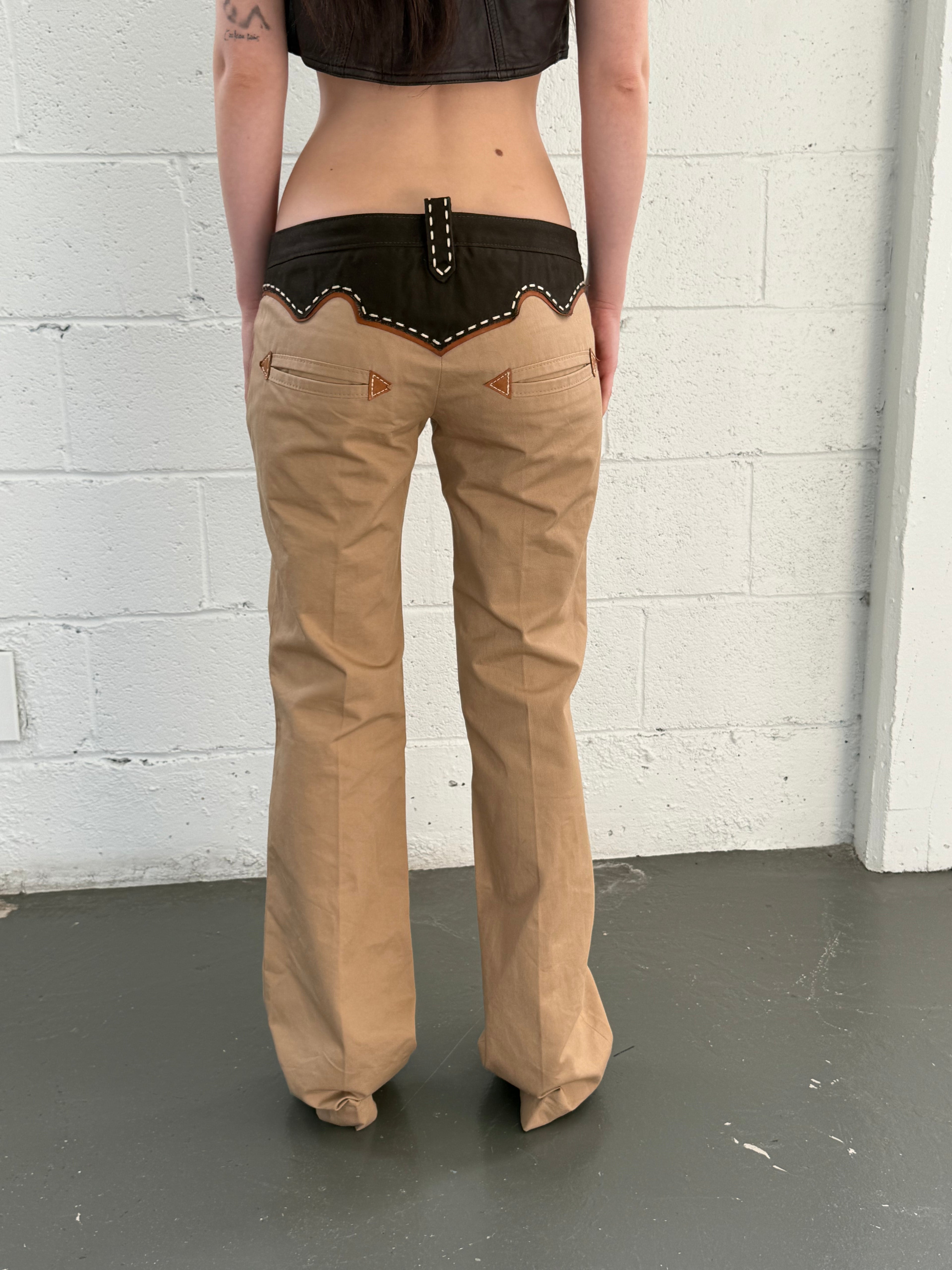 Dsquared2 low rise western pants