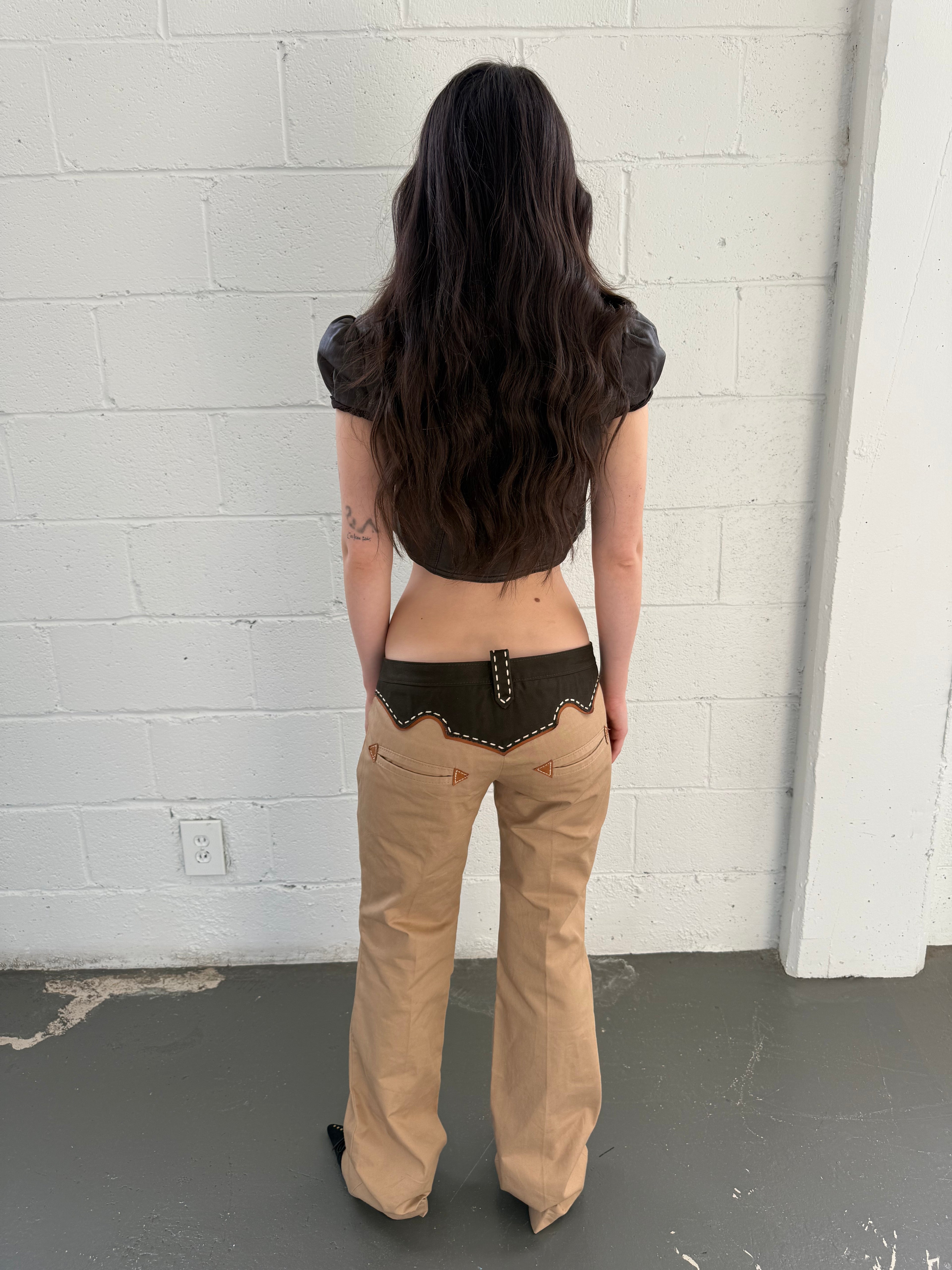 Dsquared2 low rise western pants