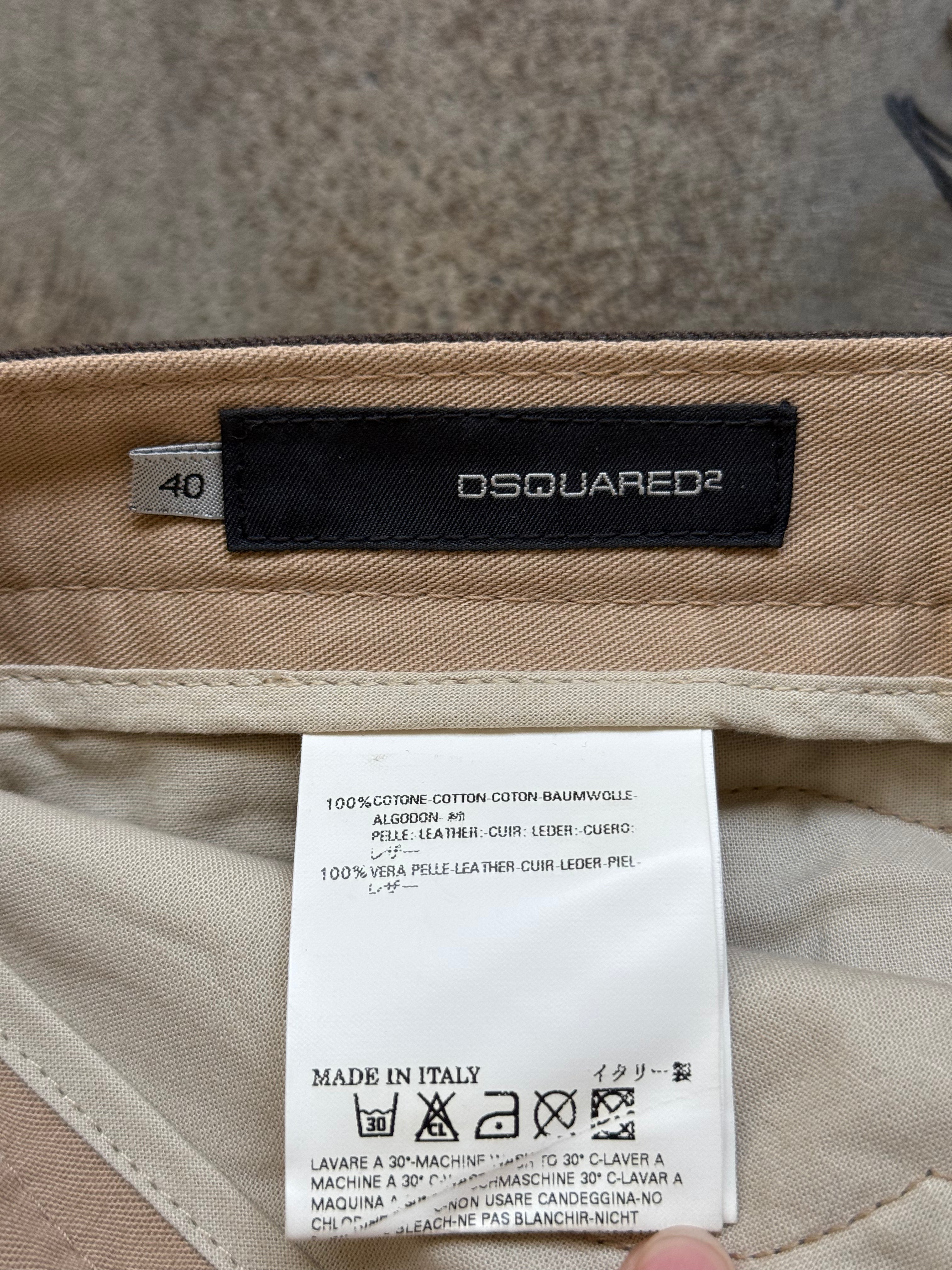 Dsquared2 low rise western pants