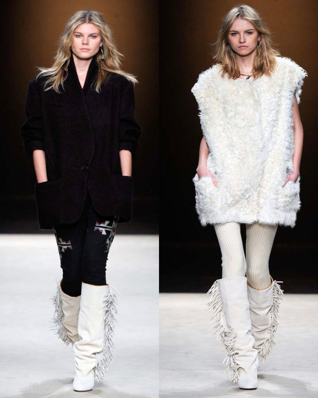 Isabel Marant fringe boots