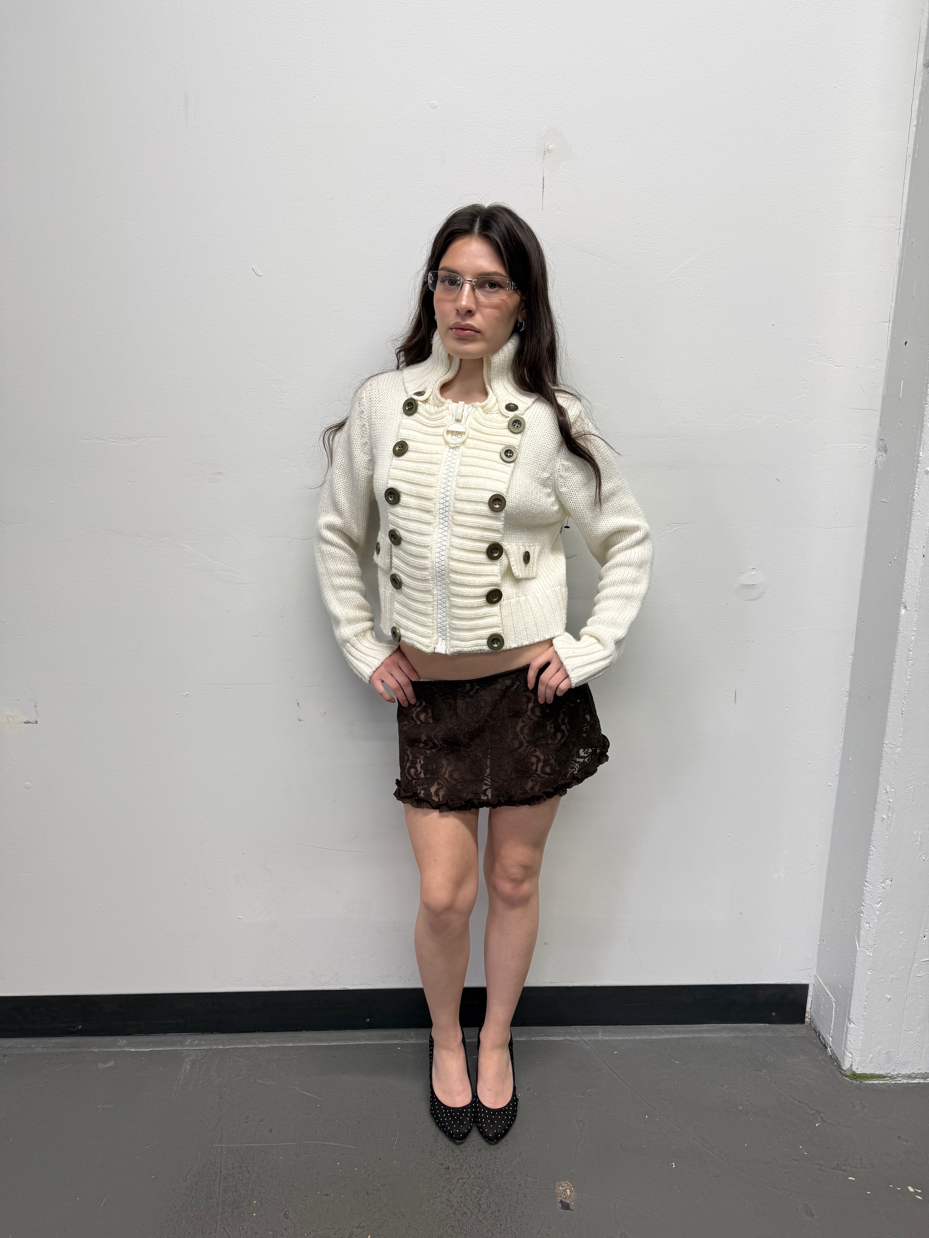 Vintage zip up sweater